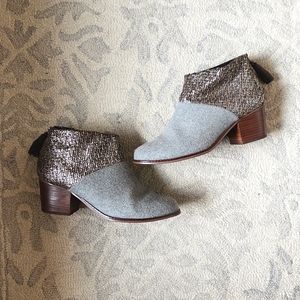 Toms Ankle Booties, Size 8